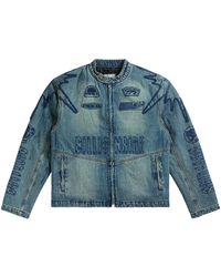 BBCICECREAM - Module Moto Denim Jacket 861 1403" - Lyst