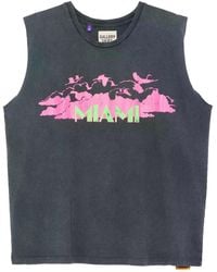 GALLERY DEPT. - Miami Glitter Logo Sleeveless T-Shirt "Washed & Gd232" - Lyst