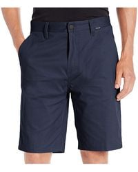 Hurley - One & Onlt Stretch Chino Walk Shorts 21" "Obsidian" Av7935-451" - Lyst