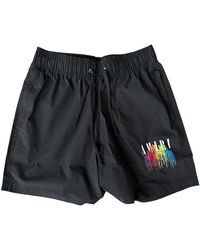 Amiri - Ma Drip Logo Swim Shorts Ps23Msb007 001" - Lyst