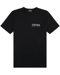 RTA - Liam Ddg Grid T-Shirt Mddgk911 T1192Bkdgr" - Lyst