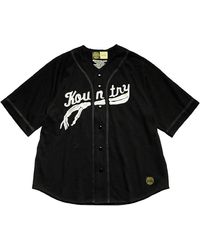 Kapital - Embroidered Bones Logo Oversized Baseball Jersey Kap025" - Lyst