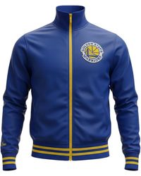 Mitchell & Ness - Nba Golden State Warriors Wotrack Full-Zip Jacket "Royal" Ba5Ago Gsw N8Q" - Lyst