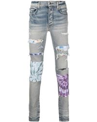 Amiri - Tie Dye Art Patch Jeans "Original" Mds024 405" - Lyst