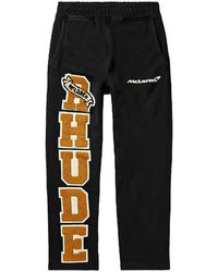 Rhude - Mclaren Chenille Patch Sweatpants Cream" 22250442026324754" - Lyst