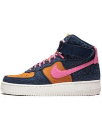 Nike - Air Force 1 Hi Prm Suede "dynamic Pink" Shoes - Lyst