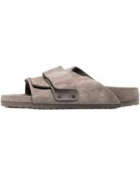 Birkenstock - Kyoto Suede Taupe - Lyst