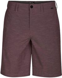 Hurley - Phantom Jetty Hybrid Walk Short 20" "Burgundy Crush" 895083-601" - Lyst