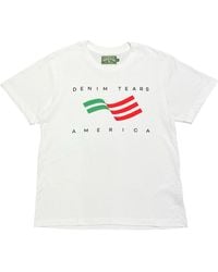 DENIM TEARS - America Sportswear Short Sleeve T-Shirt Dt528" - Lyst