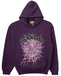 Sp5der - Crystal Websuit Hooded Sweatshirt 327" - Lyst