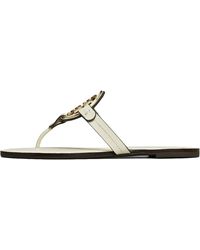 Tory Burch - Metal Miller Sandal "Light Cream" 167568 100" - Lyst