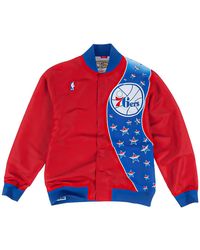 Mitchell & Ness - Nba Authentic Warm-Up Jacket "1993-94 Philadelphia 76Ers - Lyst