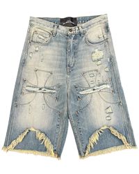 SEKRIT - Chopper Denim Short "Washed" Skrt013" - Lyst