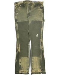 GALLERY DEPT. - La Flare Carpenter Pants Paint Splatter "Moss Multi" Gdclfmc" - Lyst