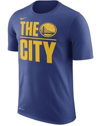 Nike - Nba Dri‑Fit Essential T‑Shirt "Golden State Warriors" 871098 495" - Lyst