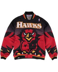 Mitchell & Ness - Authentic Warm Up Jacket "Nba Atlanta Hawks 95" Awjklg18017 Ahablck95" - Lyst