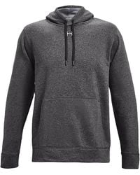 Under Armour - Hustle Fleece Hoody "Carbon Heather 1300123-091" - Lyst