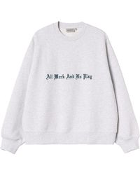 Carhartt - No Play Sweatshirt "Ash Heather" I035609 482 Xx" - Lyst