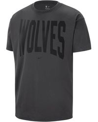 Nike - Minnesota Timberwolves Peak Travel T-Shirt "Dark Charcoal" Iu1343 099" - Lyst