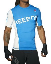 Reebok - Train Like A Fighter Short Sleeve Compression Top Sport" Aj9078" - Lyst