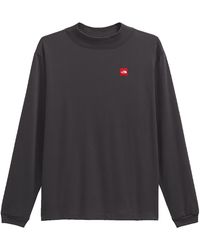 The North Face - Box Long-Sleeve T-Shirt "Obsidian" Nf0A8Eg4 0Sa" - Lyst