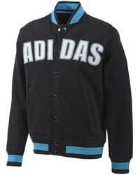 adidas - Fleece Varsity Jacket Vivid" Z37740" - Lyst