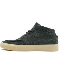 Nike - Sb Zoom Stefan Janoski Mid Crafted Skate Shoe (black) - Lyst