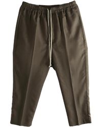 Rick Owens - Drawstring Astaire Cropped Pants "Dark Dust" Rp01F6303 Wg 78" - Lyst