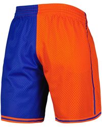 Mitchell & Ness - Split Swingman Shorts "Nba Ny Knicks 1996" Smsh4855 Nyk96Pppblor" - Lyst