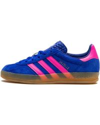 adidas - Gazelle Indoor "blue Lucid Pink" Shoes - Lyst