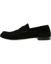 The Row - Soft Mocassin Loafers F2096 L305 Blk" - Lyst
