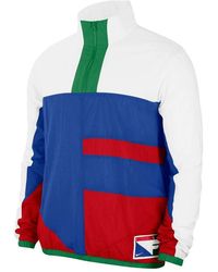 Nike - Air Nsw Flight Series Half Zip Breaker Jacket "Game Royal" Cn8508 480" - Lyst