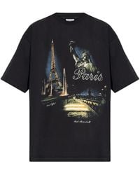 Vetements - Paris Tourist T-Shirt Me76Tr244B Blac" - Lyst