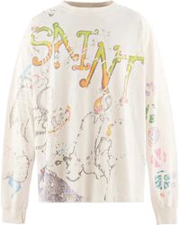 SAINT Mxxxxxx - Coco Long-Sleeve T-Shirt Sm Mk1 0000 C17" - Lyst