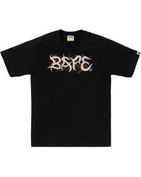 A Bathing Ape - Trial Camo Logo T-Shirt 1L30 110 037" - Lyst