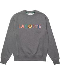 Lacoste - Crew Sweatshirt Chine" Sh7277 51 1Vq" - Lyst