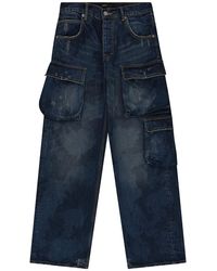 Purple Brand - Triple Pocket Cargo Jeans "Dark" P018 Tpdi424" - Lyst