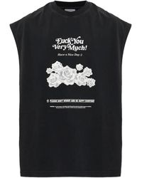 Vetements - Fu Very Much Sleeveless Top "Washed" Mh27Tt204B" - Lyst