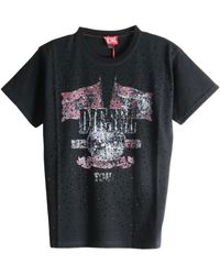 DIESEL - T-Marly T-Shirt A25932 0Nibl 9Xx" - Lyst