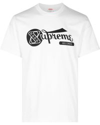 Supreme - Records T-Shirt "Ss24" Su408" - Lyst