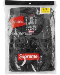 Supreme - Mm6 Maison Margiela Hanes Tagless Tank Top (2 Pack) "Ss24" Su424" - Lyst