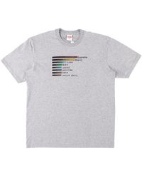 supreme bar graph tee