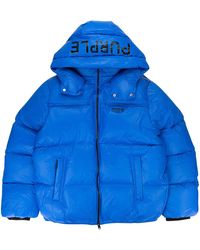 Purple Brand - Nylon Down Puffer Down & Puffer Jackets Prp Xotw 0014" - Lyst
