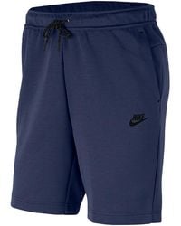 Nike - Sportswear Tech Fleece Shorts "Midnight" Cu4503 410" - Lyst