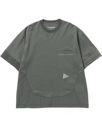 and wander - Combi T-Shirt 5746184073 020" - Lyst