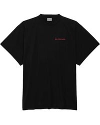 Balenciaga - Back Gradient Oversized T-Shirt 850345 Tvve6 1000" - Lyst