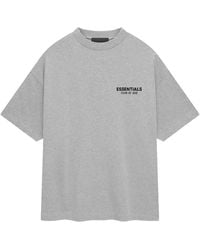 Fear Of God - Jersey Crewneck T-Shirt "Light Heather" 125Ho244368F" - Lyst