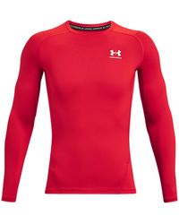 Under Armour - Heatgear Compression Long Sleeve 1361524 600" - Lyst