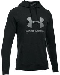 Under Armour - Sportstyle Triblend Pullover Hoodie 1290256 001" - Lyst