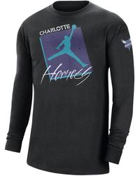 Nike - Nba Charlotte Hornets Courtside Statement Edition Max 90 T-Shirt Dz5555 010" - Lyst